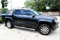 Volkswagen Amarok 2010–2022 Raamdeflectoren (4 stuks, HIC) foto 4