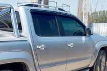Volkswagen Amarok 2010–2022 Raamdeflectoren (4 stuks, HIC) foto 1