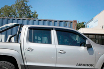 Volkswagen Amarok 2010–2022 Raamdeflectoren (4 stuks, HIC) foto 3