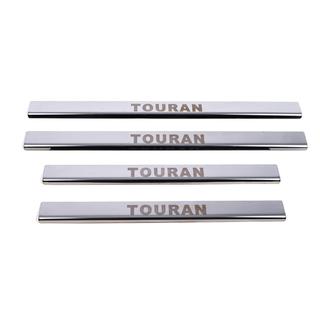 Carmos dorpellijsten (set 4 stuks, RVS) Volkswagen Touran 2010–2015 foto 2