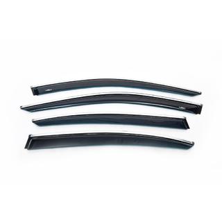 Raamwindschermen met chroomstrip SD (4 st., HIC) Volkswagen Passat B8 2015–2023 foto 2