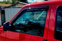 Volkswagen T4 Transporter 1990–2003 Raamwindschermen (2 st., HIC) foto 1