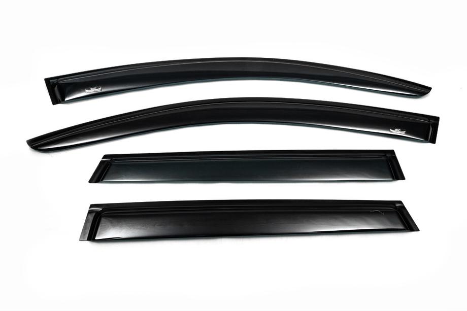 Volkswagen Touareg 2010–2018 Raamdeflectoren (4 stuks, HIC) Foto 5