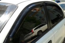 Chevrolet Lanos 1998–2017 Raamdeflectoren (4 stuks, HIC) foto 10