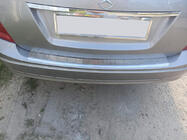 Mercedes C-klasse W204 2007–2015 Achterbumper beschermlijst (SW, glans, RVS) foto 1
