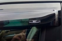 Hyundai Santa Fe 2 2006–2012 Raamdeflectoren (4 stuks, HIC) foto 9
