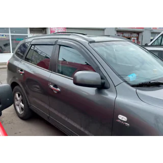 Raamdeflectoren (4 stuks, HIC) Hyundai Santa Fe 2 2006–2012 foto 1