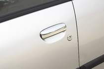 Mitsubishi Colt 2004–2012 Deurgreep covers (set 4 stuks, RVS) foto 1