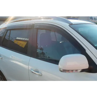 Raamdeflectoren (4 stuks, HIC) Hyundai Santa Fe 3 2012–2018 foto 2