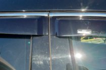 Hyundai Santa Fe 3 2012–2018 Raamdeflectors met chroomstrip (4 stuks, HIC) foto 5