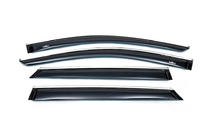 Hyundai Santa Fe 3 2012–2018 Raamdeflectors met chroomstrip (4 stuks, HIC) foto 4