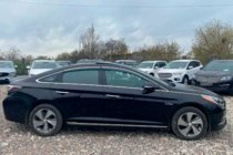 Hyundai Sonata LF 2014–2019 Raamdeflectors met chroomstrip (4 stuks, HIC) foto 1