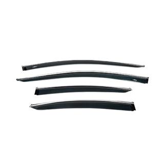 Raamdeflectors met chroomstrip (4 stuks, HIC) Hyundai Sonata LF 2014–2019 foto 3
