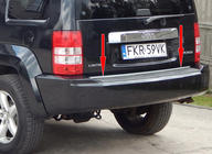 Jeep Cherokee/Liberty 2007–2013 RVS kofferbakrand foto 1