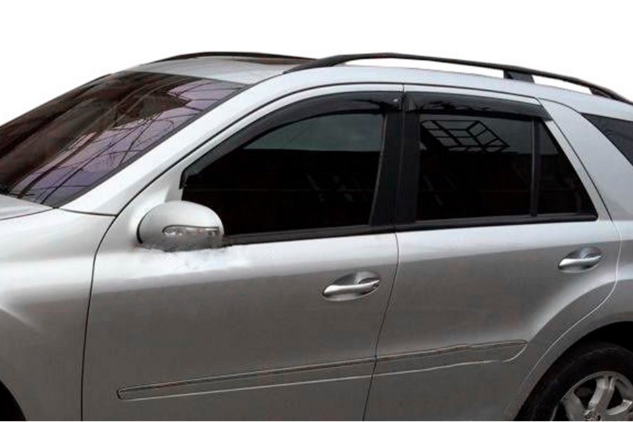 Mercedes ML W163 1997–2005 Raamdeflectoren (4 stuks, HIC) Foto 7