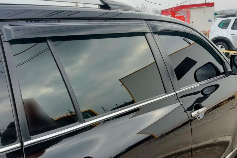 Toyota Highlander 2008–2013 Raamdeflectoren (4 stuks, HIC) Foto 3