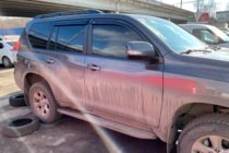 Toyota Land Cruiser Prado 150 2009–2023 Raamwindschermen 11 cm (set van 4, HIC) foto 10