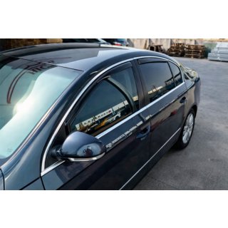 In-channel raamdeflectoren SD (4 stuks, EU, HIC) Volkswagen Passat B7 2012–2015 foto 2