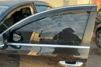 Volkswagen Passat B7 2012–2015 Raamwindschermen met chromen sierlijst SW (4 stuks, EU, HIC) foto 4