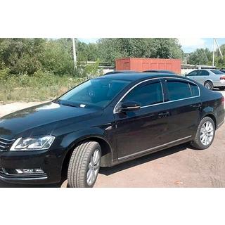 Raamwindschermen met chromen sierlijst SW (4 stuks, EU, HIC) Volkswagen Passat B7 2012–2015 foto 3