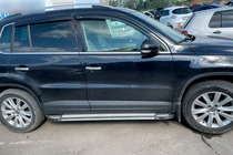 Volkswagen Tiguan 2007–2016 Raamdeflectoren (4 stuks, HIC) foto 3
