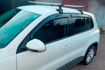 Volkswagen Tiguan 2007–2016 Raamdeflectoren (4 stuks, HIC) foto 7