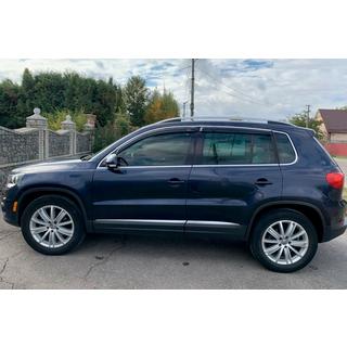 Raamdeflectors met chroomstrip (4 stuks, HIC) Volkswagen Tiguan 2007–2016 foto 2
