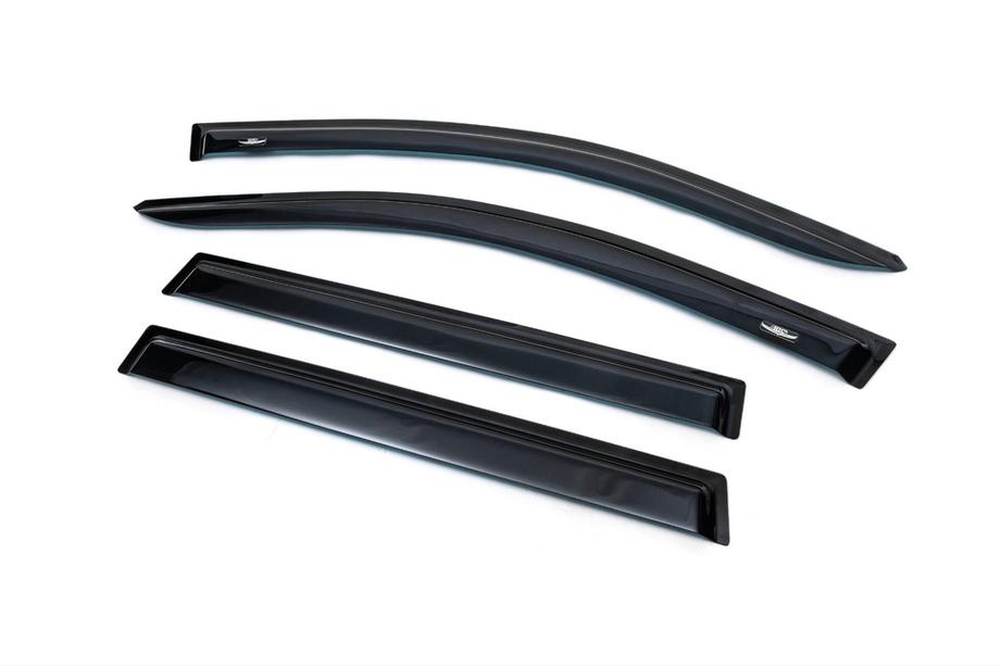 Volkswagen Touareg 2002–2010 Raamdeflectoren (4 stuks, HIC) Foto 9