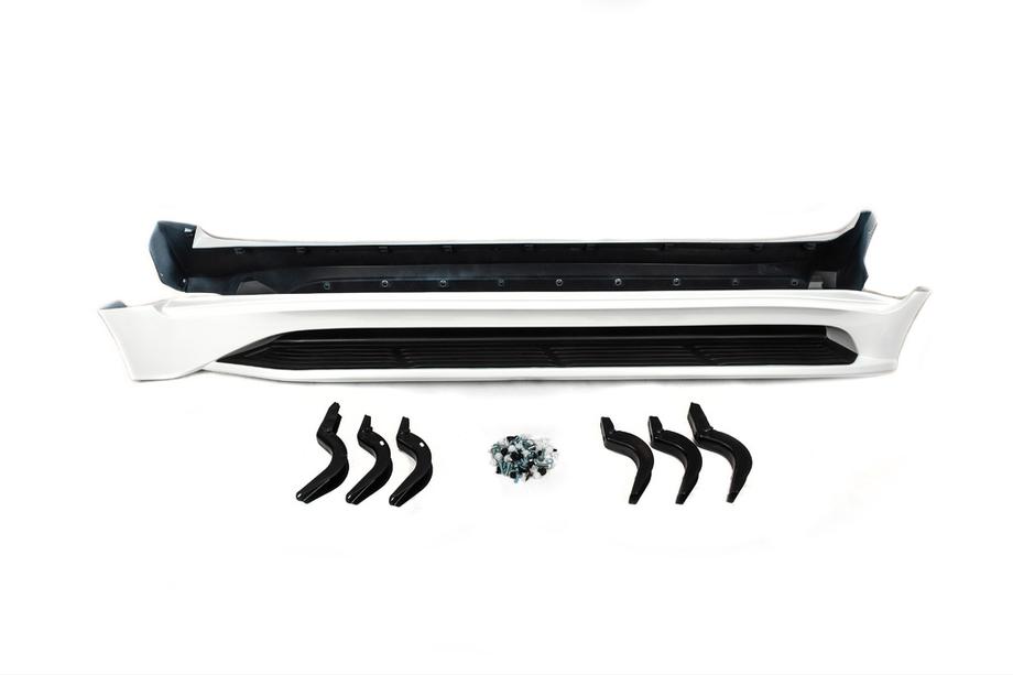 Lexus LX570/450d 2008–2022 Zijskirts (Lexus 2016+ design) Zwarte kleur Foto 4