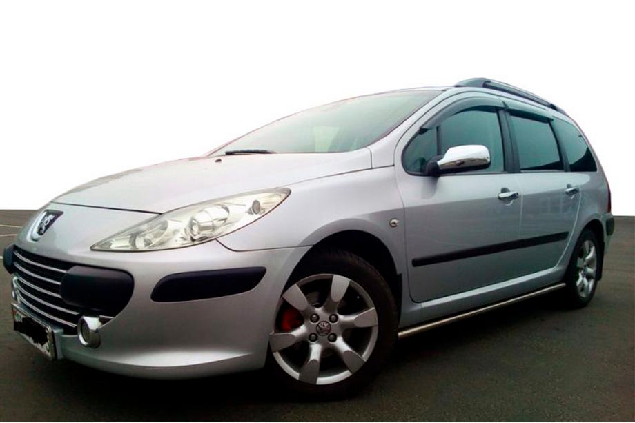 Peugeot 307 2001–2008 Raamdeflectoren SW (4 stuks, HIC) Image
