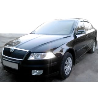 Raamdeflectoren LiftBack (set van 4, HIC) Skoda Octavia II A5 2010–2013 foto 1