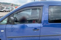 Volkswagen Caddy 2010–2015 Raamwindschermen (2 st., HIC) foto 7