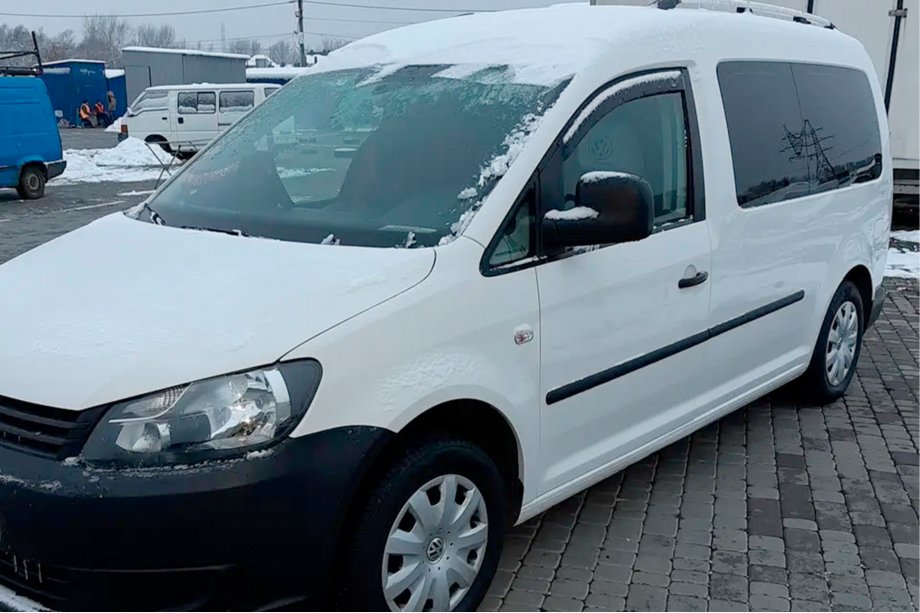 Volkswagen Caddy 2010–2015 Insteek raamwindschermen (2 st., HIC) Image