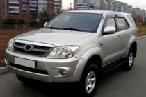 Toyota Fortuner 2006–2015 Raamdeflectoren (4 stuks, HIC) foto 1