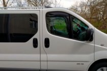 Nissan Primastar 2002–2014 Insteek raamwindschermen (2 st., HIC) foto 1