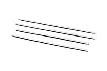 Daihatsu Terios 2006–2017 Buitenste raamlijsten (set 4 stuks, RVS) foto 5