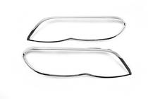 BMW X5 E53 1999–2006 Chromen koplamp sierlijsten (2003-2006) foto 2
