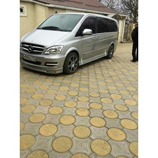 Voorbumper lipspoiler Brabos Style (spuitklaar) Mercedes Viano 2004–2014 foto 4