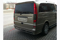Mercedes Viano 2004–2014 Sport achterbumperlip (spuitklaar) foto 1