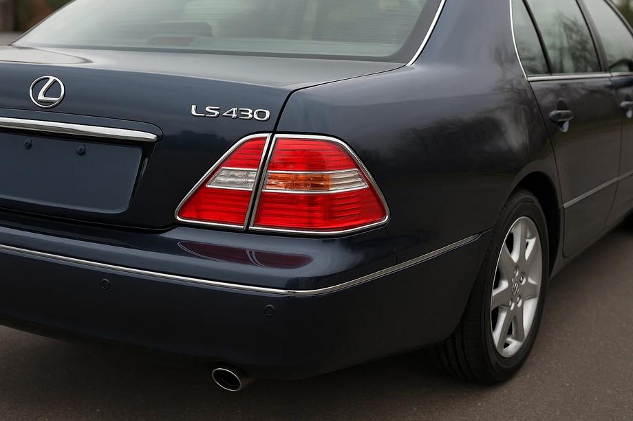Lexus LS 2001–2006 Achterlicht afdekkappen (2 stuks, kunststof) Image