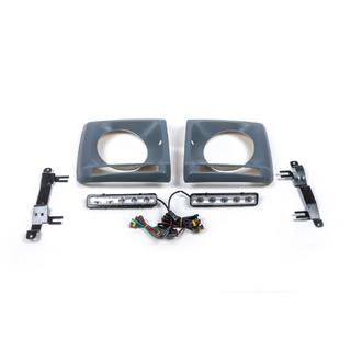 Koplampcovers met LED (5 diodes, set) foto 2