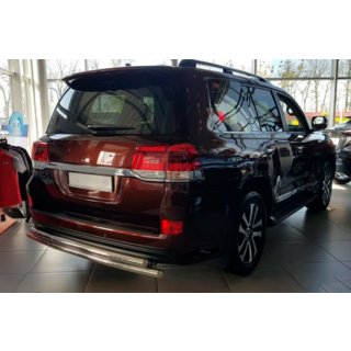 Achterbeschermbeugel AK002-double (2 st., RVS) Toyota Land Cruiser 200 2007–2021 foto 2