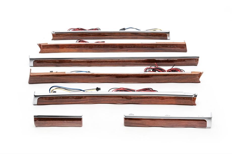 Toyota Land Cruiser 200 2007–2021 Houten deurinleg (licht hout) Image