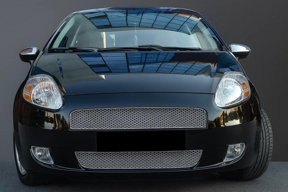 Fiat Punto Grande/EVO 2006–2018 Grille sierlijsten (2-delig, RVS) Image