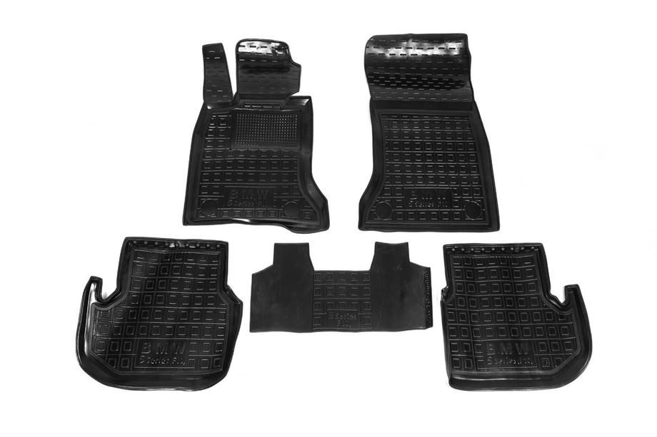 BMW 5 Serie F10/F11 2010–2016 Rubberen automatten met opstaande rand 2013-2016 (Autogumm) Image