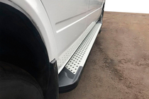 Volkswagen LT 1995–2006 Side steps Allmond Grey (set van 2, aluminium) foto 1