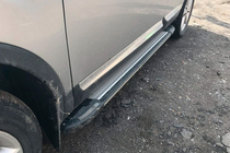 Nissan Qashqai 2010–2014 Side steps Rainbow (2 st., aluminium) foto 3