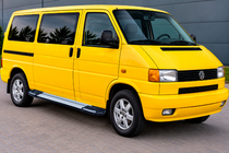 Volkswagen T4 Transporter 1990–2003 Zijtreden Rainbow (2 st., aluminium) Lange wielbasis foto 1