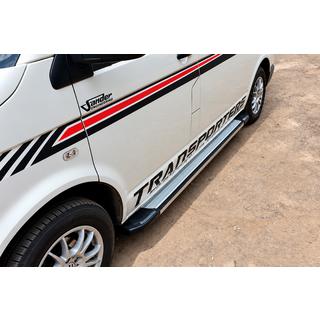 Zijtreden Rainbow (2 st., aluminium) Volkswagen T5 2010–2015 foto 1