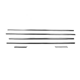 Buitenste raamomlijsting (6 stuks, RVS) Fiat Punto Grande/EVO 2006–2018 foto 3